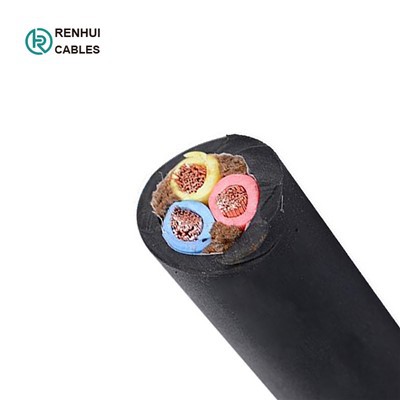 0Câble gainé de caoutchouc de silicone GGR .6/1KV